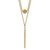 14K Double Layer Hollow Filigree Bead and Diamond-cut Bar 16 inch Necklace Plus 2 inch Extender