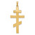 14k Eastern Orthodox Cross Pendant - XR-A11B676C-6676
