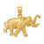14k Elephant Pendant - C1-3356F295-7907