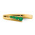 14k Emerald 4-stone Ring