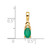 14k Emerald and Diamond Pendant - XB-949D173A-3688