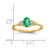14k Emerald and Diamond Ring - XB-FE2CF8FA-4655