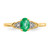 14k Emerald and Diamond Ring - XB-FE2CF8FA-4655