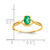 14k Emerald Birthstone Ring - XB-D7B87CC2-4190