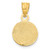14k Enameled Baseball Pendant