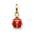 14k Enameled Ladybug Charm - M2-428CA696-8708