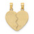 14k Enameled MOTHER - DAUGHTER Break-apart Pendant