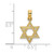 14K Engraved Star Of David Charm - K8-7D47ACB7-6498
