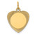 14k Etched .013 Gauge Engravable Heart Disc Charm - XM-D3D382FC-5601