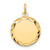 14k Etched .013 Gauge Engravable Round Disc Charm - XM-27822290-1519