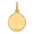 14k Etched .013 Gauge Engravable Round Disc Charm - XM-4200D071-4060