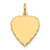 14k Etched .018 Gauge Engravable Heart Disc Charm - XM-46C14E25-1595