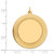 14k Etched Design .027 Gauge Circular Engravable Disc Charm - XM-0C7936E6-4839