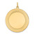 14k Etched Design .027 Gauge Circular Engravable Disc Charm - XM-DA551974-2905