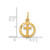 14K Eternal Life Cross in Circle Charm - C1-18CF9F71-2339