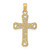 14k Fancy Cross Pendant - K9-BF261534-5120