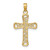 14k Fancy Cross Pendant - K9-BF261534-5120