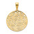 14k Fancy Filigree Disc Pendant