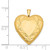 1/20 Gold Filled Polished & Satin Fancy Border 19mm Heart Locket