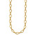 14k Fancy Oval and Twisted Link 18 inch Necklace