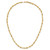 14K Fancy Twisted Oval Link 18 inch Necklace