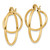 14k Fashion Circle Hoop Earrings