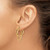 14k Fashion Circle Hoop Earrings