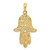 14k Filigree Chamseh Pendant - D1-324C3AC4-7531