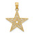 14k Filigree Star Pendant