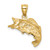 14K Fish Pendant - C4-5166FFA4-7818