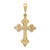14k Fleur de Lis Cross Pendant - C2-C3292602-6790
