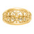14K Fleur-De-Lis Tapered Ring
