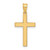 14k Florentine Satin Cross Pendant - XR-10BE0D45-8459