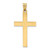 14k Florentine Satin Cross Pendant - XR-9FD6F357-9539