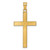 14k Florentine Satin Cross Pendant - XR-B478C8E3-7521