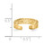 14k Flower/Scroll Toe Ring