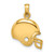 14k Football Helmet Pendant - K3-010DFE36-9408