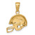 14k Football Helmet Pendant - K3-010DFE36-9408