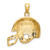 14k Football Helmet Pendant - K3-723966BE-7640
