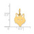 14k Fox Head Charm