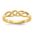 14k Free Form Knot Ring - D3-366F5DC3-7389