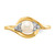 14k FW Cultured Pearl and Diamond Ring - XB-1840D497-9812