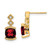 14k Garnet and Diamond Earrings - EM-73519595-7134
