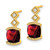 14k Garnet and Diamond Earrings - EM-73519595-7134