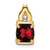 14k Garnet and Diamond Pendant - PM-3BDB30B2-9076