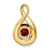 14k Garnet and Diamond Pendant - PM-686B4D9A-7508