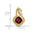 14k Garnet and Diamond Pendant - PM-75B76904-5808