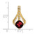 14k Garnet and Diamond Pendant - PM-8C30EDE6-3396