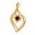 14k Garnet and Diamond Pendant - PM-E65628F5-5071