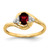 14k Garnet and Diamond Ring - XB-66A19088-7427
